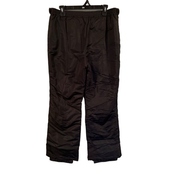 Swiss Tech Womens XXL (18) Black Waterproof Snow Pants - Picture 2 of 4